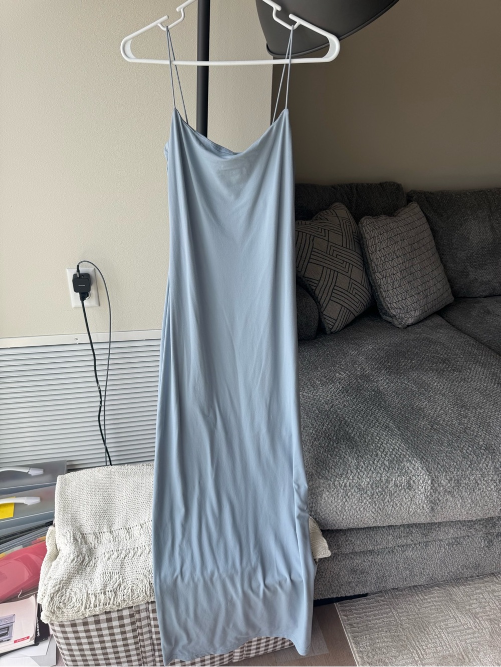 lululemon athletica Light Blue Slip Maxi Dress